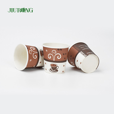 5oz Single Wall Biodegradable Paper Cups Recycled Food Grade