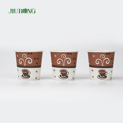 5oz Single Wall Biodegradable Paper Cups Recycled Food Grade