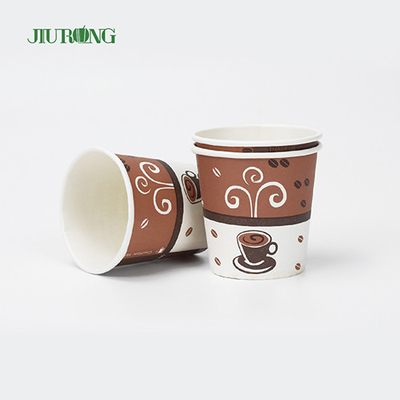 5oz Single Wall Biodegradable Paper Cups Recycled Food Grade