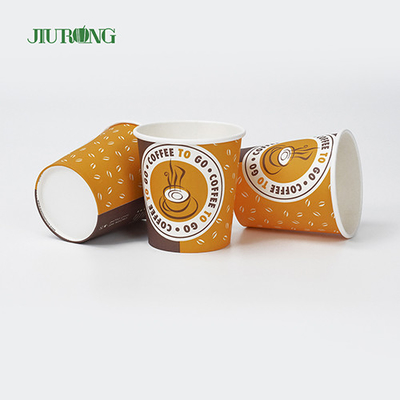 Custom Logo Print Single Wall Paper Cup 22oz Biodegradable Disposable Cups