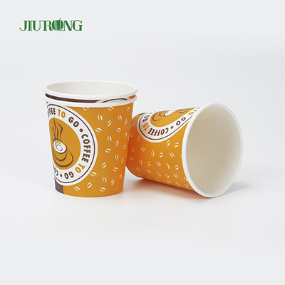 Custom Logo Print Single Wall Paper Cup 22oz Biodegradable Disposable Cups