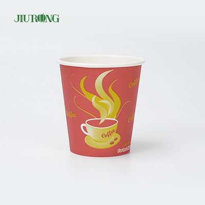Brown Corrugated Disposable Biodegradable Paper Cups For Hot Drinks