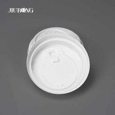Hot Drink Disposable Paper Cup Cover White Biodegradable Jiurong