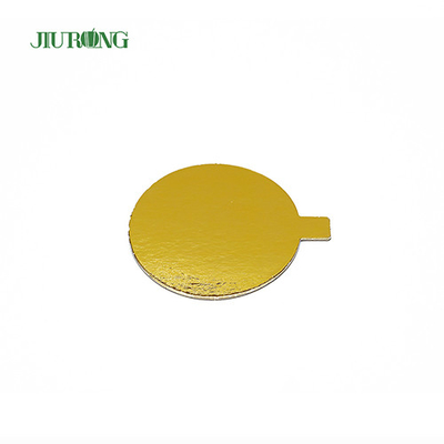 Gold Paper Disposable Cake Board Eco Friendly 97*83mm Food Grade