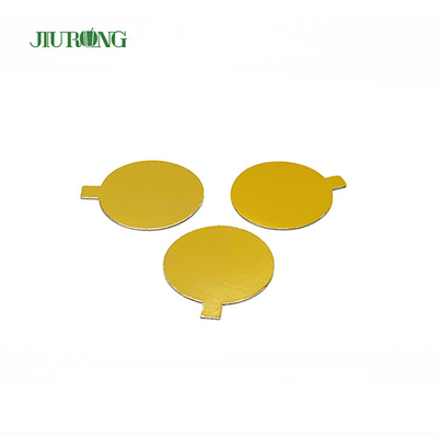 Gold Paper Disposable Cake Board Eco Friendly 97*83mm Food Grade