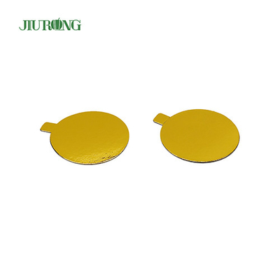 Gold Paper Disposable Cake Board Eco Friendly 97*83mm Food Grade