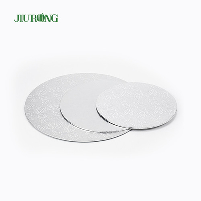MDF Corrugated Paper Gold Round Cake Board 10 Inch Recyclable JIURONG