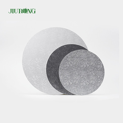 MDF Corrugated Paper Gold Round Cake Board 10 Inch Recyclable JIURONG