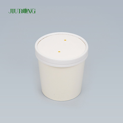 Custom Food Grade Ice Cream Paper Bowls Microwave Safe 8 OZ Eco Friendly