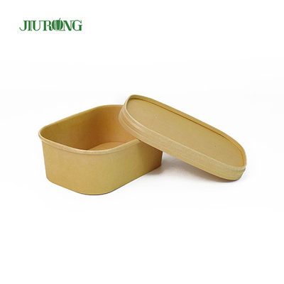 Food Grade Biodegradable Paper Bowl 1000ml Eco Friendly Disposable