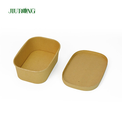 Food Grade Biodegradable Paper Bowl 1000ml Eco Friendly Disposable