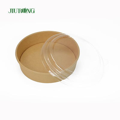 Microwavable Biodegradable Paper Bowl 1100ml Greaseproof With Lids