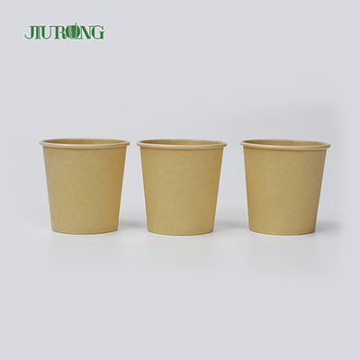 Biodegradable Kraft Paper Soup Bowl 12 Oz Disposable Bowls With Lids
