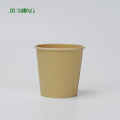 Biodegradable Kraft Paper Soup Bowl 12 Oz Disposable Bowls With Lids