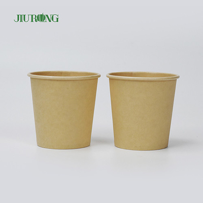 Biodegradable Kraft Paper Soup Bowl 12 Oz Disposable Bowls With Lids