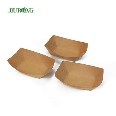 Recyclable Biodegradable Paper Container 85*50*45mm Corrugated Kraft
