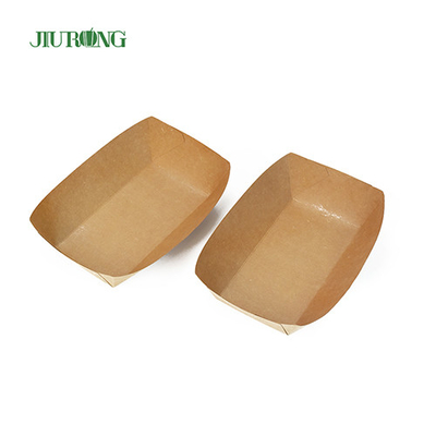 BSCI Custom Printed Biodegradable Paper Container For Hot Dog Hamburger