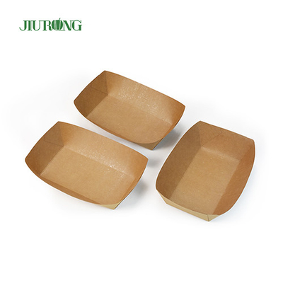 BSCI Custom Printed Biodegradable Paper Container For Hot Dog Hamburger