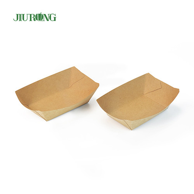 ODM Biodegradable Disposable Paper Serving Trays 175cm length Custom logo