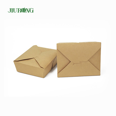 ECO Friendly Biodegradable Paper Container Box 800ml Custom Logo