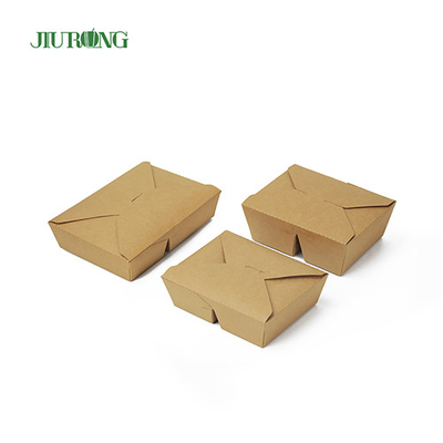 Takeaway Packaging Biodegradable Paper Container 1480ml For Charcuterie