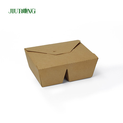 Takeaway Packaging Biodegradable Paper Container 1480ml For Charcuterie