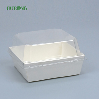 F Flute Recycled Biodegradable Paper Container Fast Food Shop OEM ODM