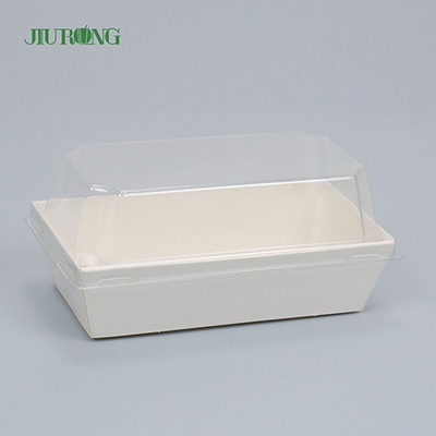 F Flute Recycled Biodegradable Paper Container Fast Food Shop OEM ODM