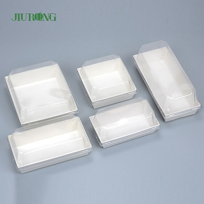 F Flute Recycled Biodegradable Paper Container Fast Food Shop OEM ODM