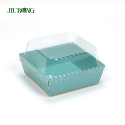 SGS CMYK Color Kraft Disposable Food Containers Environmental Friendly
