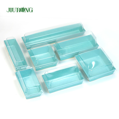 SGS CMYK Color Kraft Disposable Food Containers Environmental Friendly