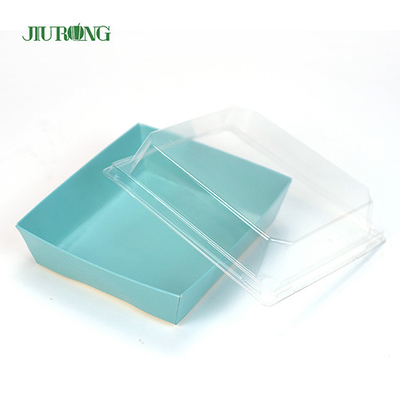 SGS CMYK Color Kraft Disposable Food Containers Environmental Friendly