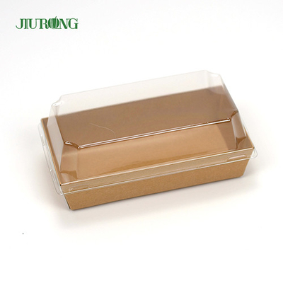 Oilproof Corrugated Biodegradable Paper Container 135mm Length For Donuts
