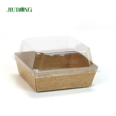 Oilproof Corrugated Biodegradable Paper Container 135mm Length For Donuts