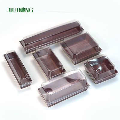 F Flute Kraft Paper Food Container Biodegradable PET Cover CMYK Colors