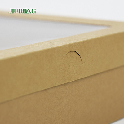 Eco Friendly Biodegradable Takeaway Containers 150mm Corrugated paper