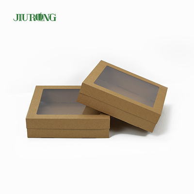 Jiurong ODM Eco Friendly Takeaway Packaging Biodegradable Corrugated Food Tray