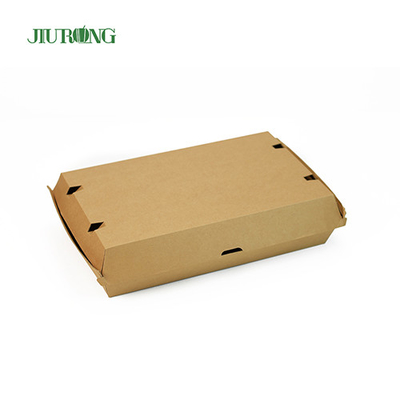 2100ml Eco Friendly Takeaway Packaging Food Grade paper lunch box kraft