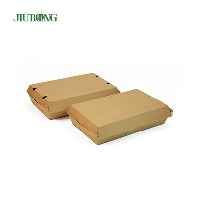 2100ml Eco Friendly Takeaway Packaging Food Grade paper lunch box kraft