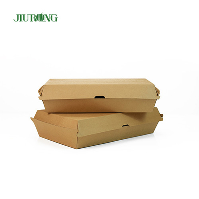 2100ml Eco Friendly Takeaway Packaging Food Grade paper lunch box kraft