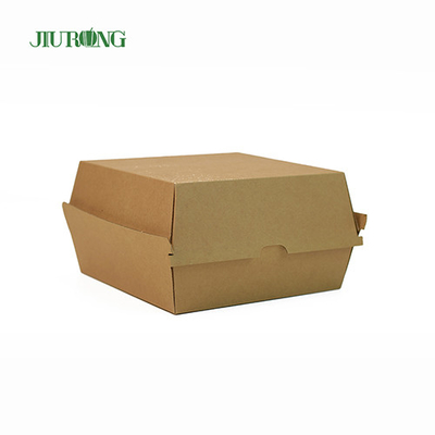 Single Tongue Eco Friendly Takeaway Packaging Recycled Kraft Paper 1600ml
