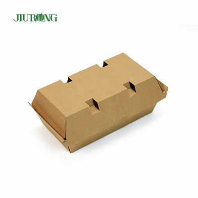 500ml Corrugated Eco Friendly Takeaway Packaging