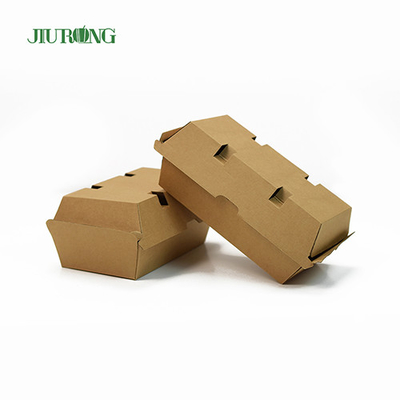 500ml Corrugated Eco Friendly Takeaway Packaging