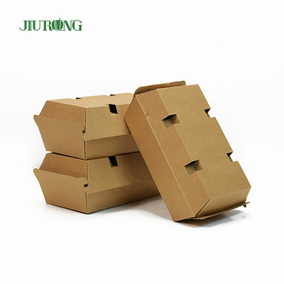 500ml Corrugated Eco Friendly Takeaway Packaging