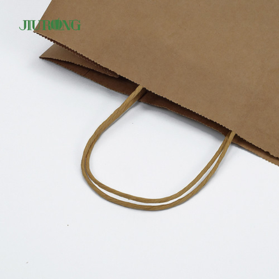 Take Away SOS Kraft Biodegradable Paper Bag Recyclable BSCI approved