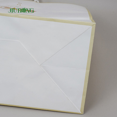 Eco Friendly Gift Biodegradable Paper Bag 350mm With Handle Bread