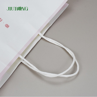 Custom Logo Biodegradable Paper Bag Eco Friendly Newspaper Bags 305mm Height