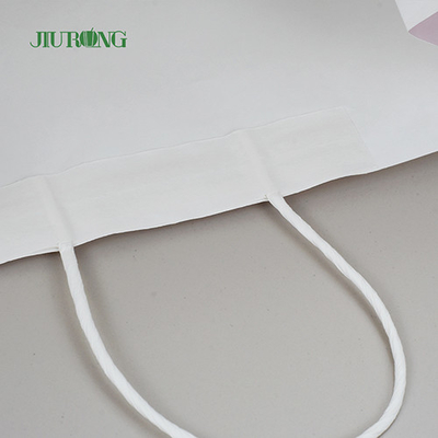 Custom Logo Biodegradable Paper Bag Eco Friendly Newspaper Bags 305mm Height