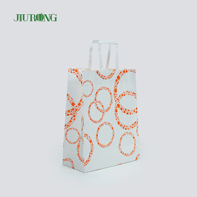 Brown Biodegradable Newspaper Bags Environmentally Friendly 280mm Width