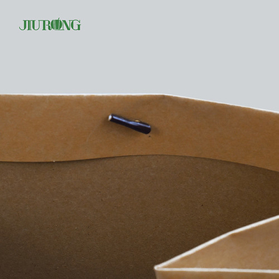Takeaway Biodegradable Paper Bag 320mm Height Eco Friendly Kraft Bags
